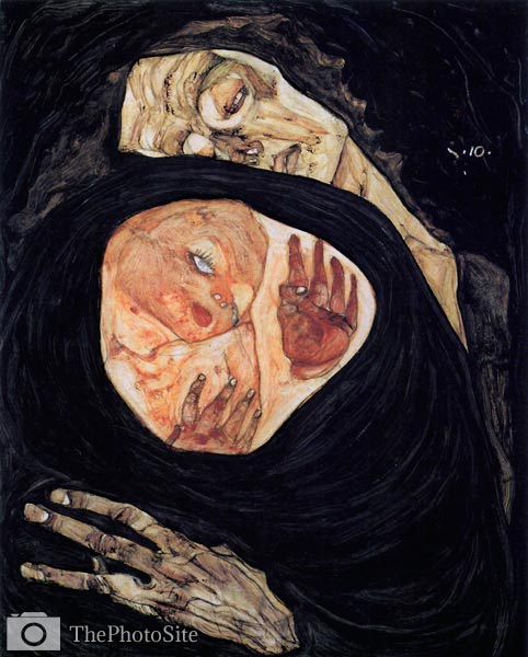 Dead mother Egon Schiele - Click Image to Close