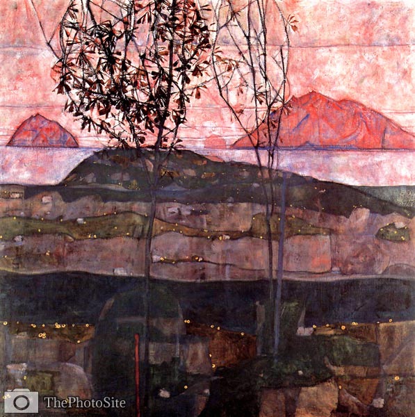 Sunset Egon Schiele - Click Image to Close