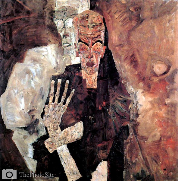 Death and man Egon Schiele - Click Image to Close