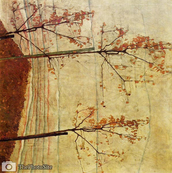 Autumn Trees Egon Schiele - Click Image to Close