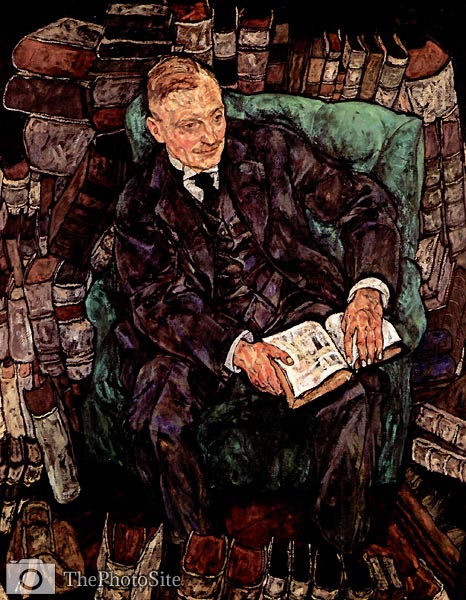 Portrait of Hugo Koller Egon Schiele - Click Image to Close