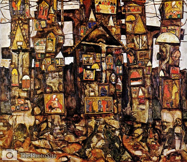 Woodland Prayer Egon Schiele - Click Image to Close
