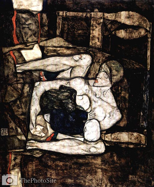 Blind mother Egon Schiele - Click Image to Close