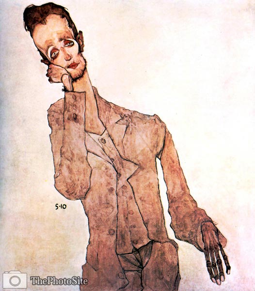 Portrait of Karl Zakovsek Egon Schiele - Click Image to Close