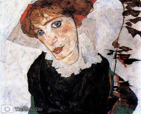 Portrait of wally Egon Schiele - Click Image to Close