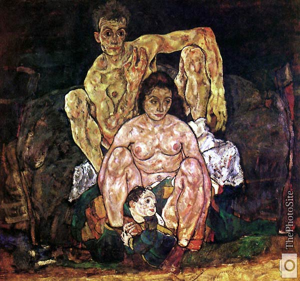 The family of the artist Egon Schiele - Click Image to Close