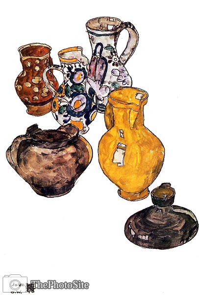 Ceramics Egon Schiele - Click Image to Close