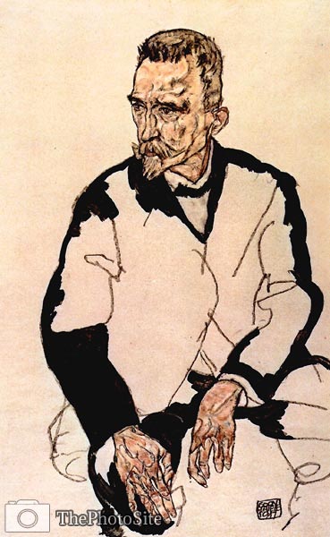 Portrait of Heinrich Benesch Egon Schiele - Click Image to Close