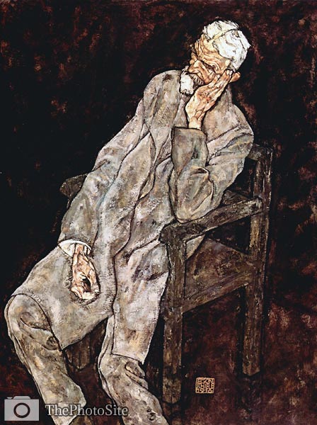 Portrait of Johann Harms Egon Schiele - Click Image to Close