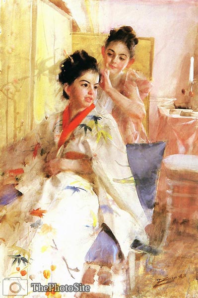 The misses Salomon Anders Zorn - Click Image to Close