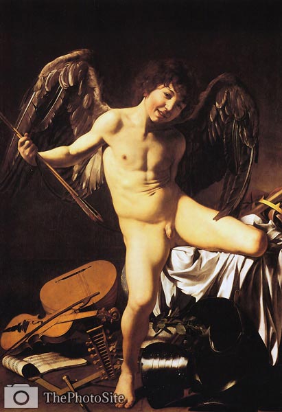 Love Conquers All Michelangelo Caravaggio - Click Image to Close