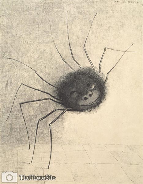 The Smiling Spider Odilon Redon - Click Image to Close