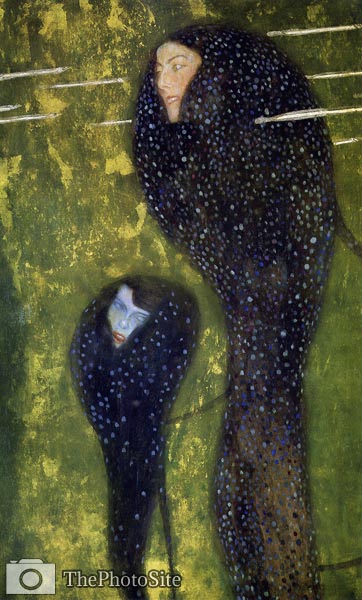Mermaids (Whitefish) Gustav Klimt - Click Image to Close