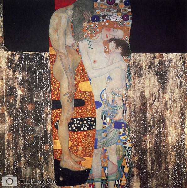 Three Ages Of Woman Gustav Klimt - Click Image to Close