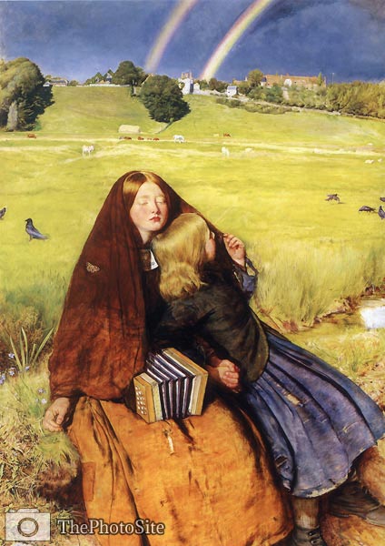 The blind girl John Everett Millais - Click Image to Close