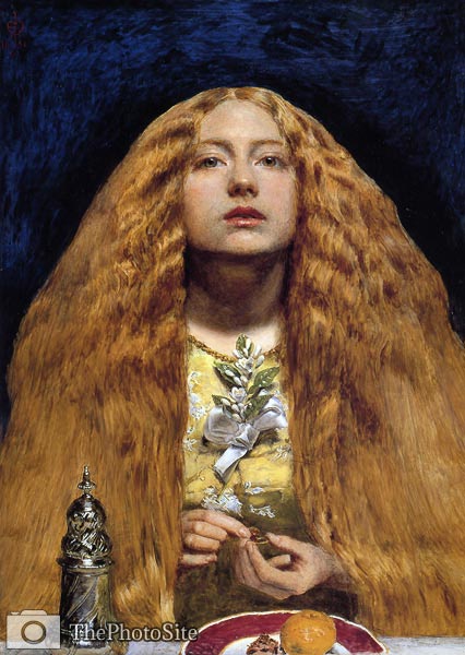 The Bridesmaid John Everett Millais - Click Image to Close