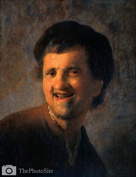 Young Man Smiling Rembrandt - Click Image to Close