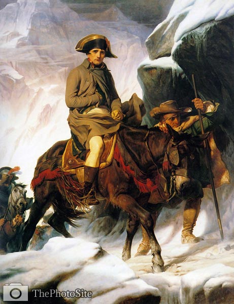 Napoleon Crossing the Alps Paul Delaroche - Click Image to Close
