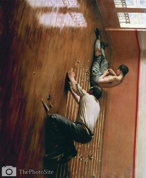 The Floor Scrapers Gustave Caillebotte - Click Image to Close