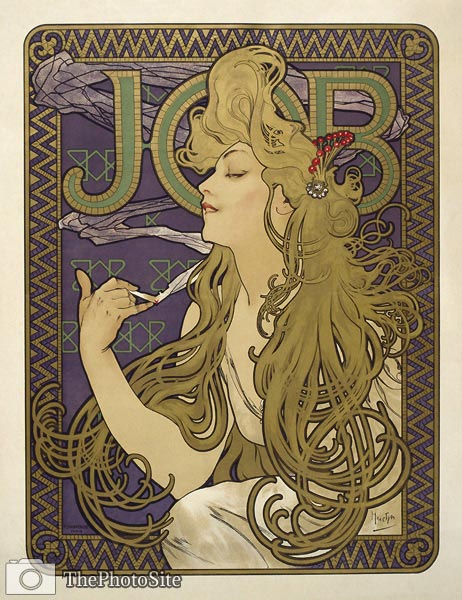 Job, 1896 Alphonse Mucha - Click Image to Close
