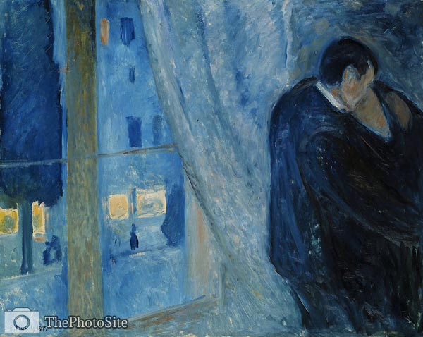 Kiss by the Window Edvard Munch - Click Image to Close