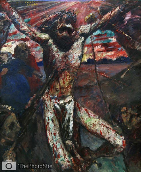 The Red Christ Lovis Corinth - Click Image to Close