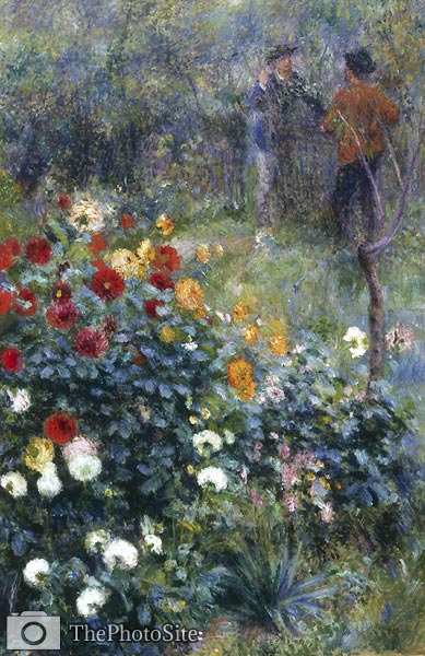 Garden in the rue Cortot, Montmartre Pierre-Auguste Renoir - Click Image to Close