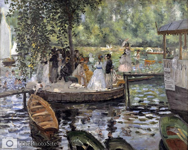 La Grenouillere Pierre-Auguste Renoir - Click Image to Close