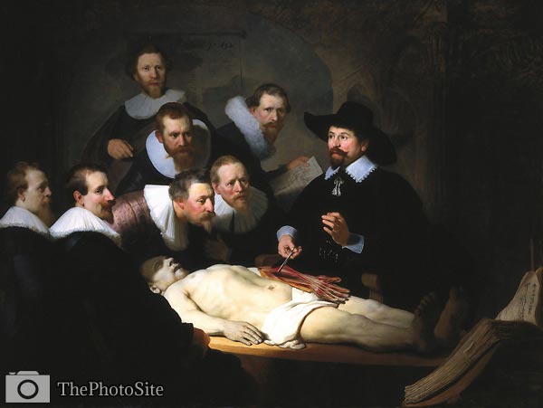 The Anatomy Lesson of Dr Nicolaes Tulp, 1632 Rembrandt Harmenszo - Click Image to Close