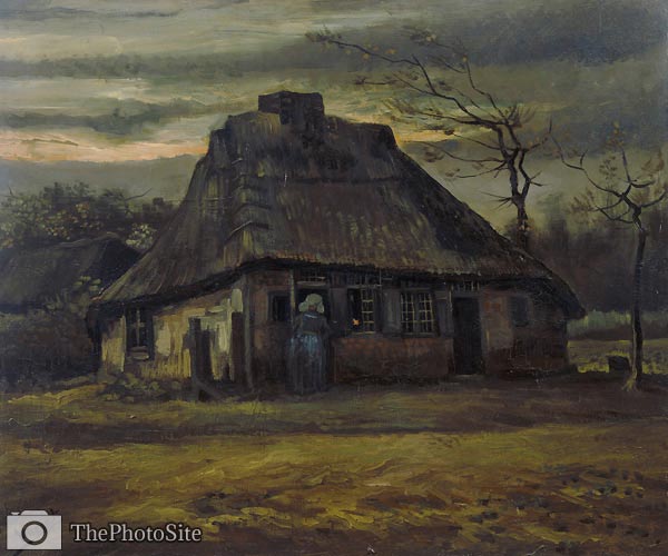The Cottage, 1885 Vincent van Gogh - Click Image to Close