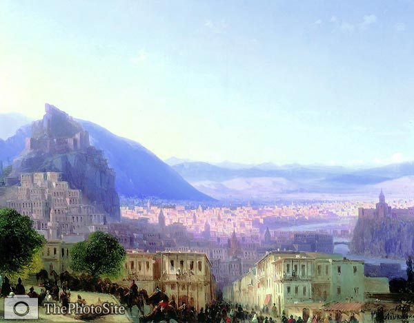 View of Tiflis Ivan Aivazovsky - Click Image to Close
