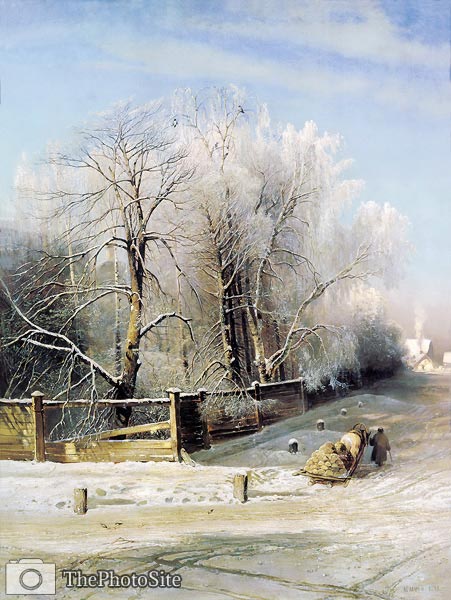 Winter landscape Alexei Savrasov - Click Image to Close