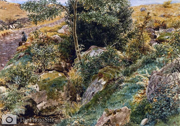 Autumn in the Welsh Hills George Price Boyce - Click Image to Close
