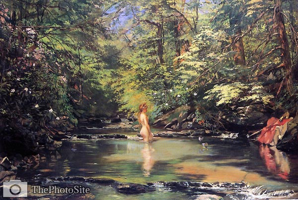 A sacred Nook in Virginia Frank Buchser - Click Image to Close