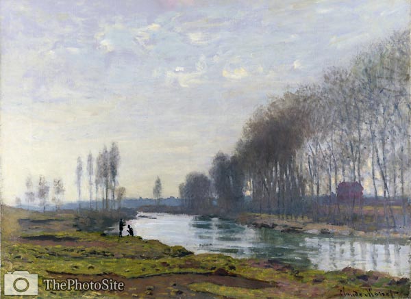 The Petit Bras of the Seine at Argenteuil Claude Monet - Click Image to Close