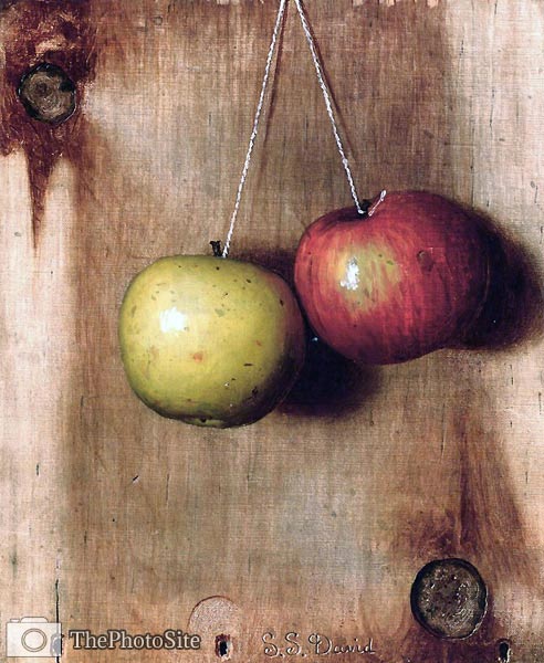Hanging Apples De Scott Evans - Click Image to Close