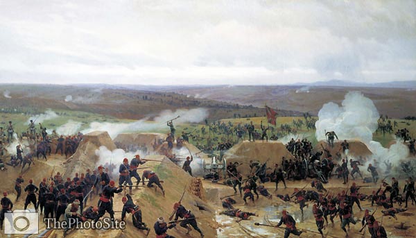 Capture of Grivitsky redoubt at Plevna. 1885 Nikolai Dmitriev-Or - Click Image to Close