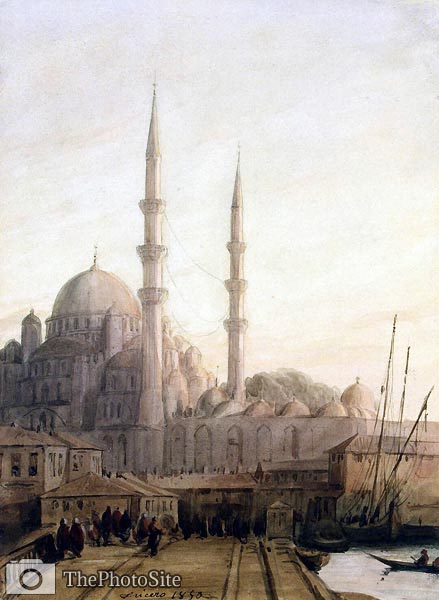 Mosque Yeni-Jami in Constantinople Joseph Fricero - Click Image to Close