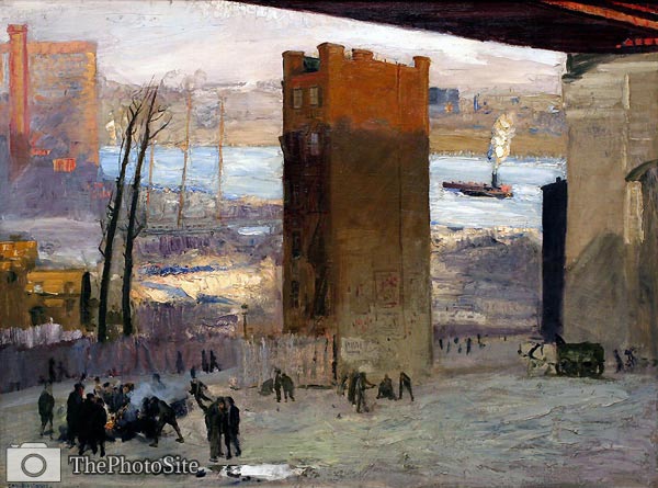 The Lone Tenement George Wesley Bellows - Click Image to Close