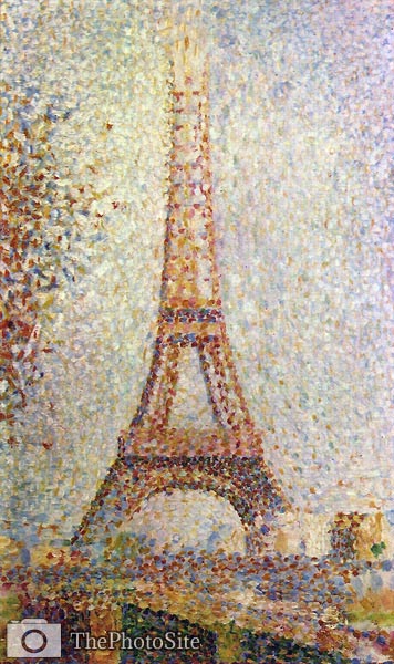 The Eiffel Tower Georges Seurat - Click Image to Close