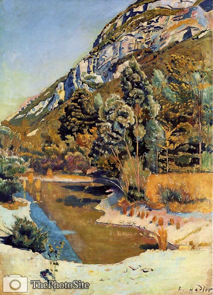 On the feet of Petit Saleve Ferdinand Hodler - Click Image to Close