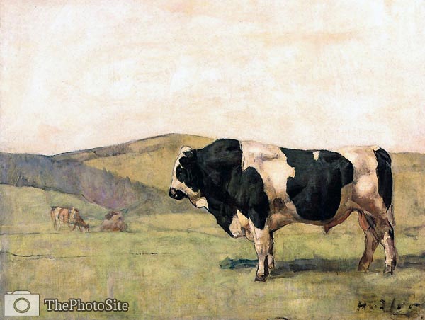 The Bull Ferdinand Hodler - Click Image to Close