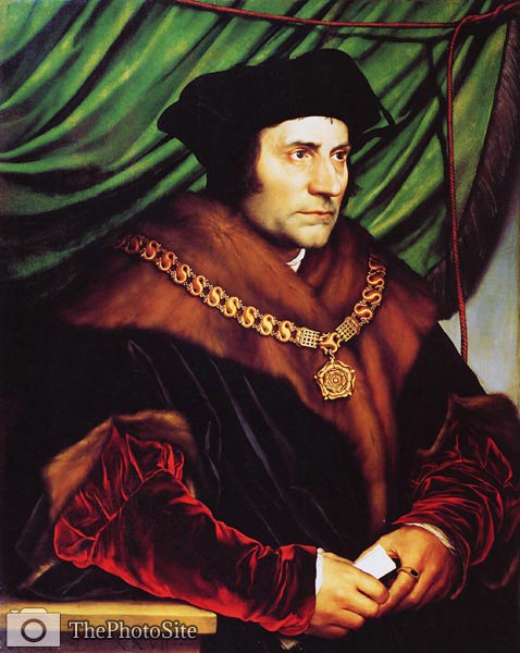 Portrait of Sir Thomas Moore Hans Holbein the Younger - Click Image to Close