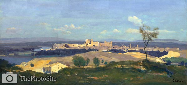 Avignon from the West Jean-Baptiste Camille Corot - Click Image to Close