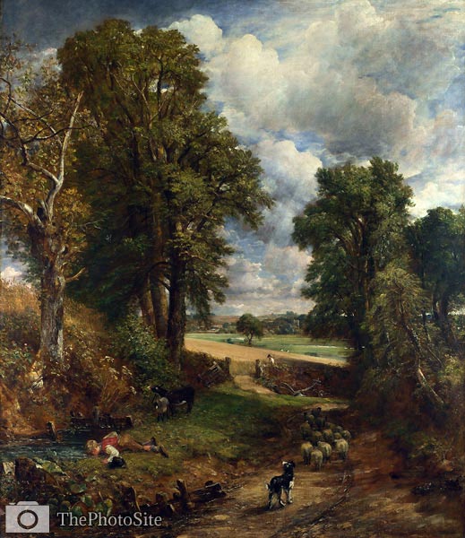 The Cornfield John Constable - Click Image to Close