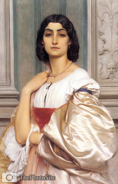 A Roman Lady Frederic Leighton - Click Image to Close