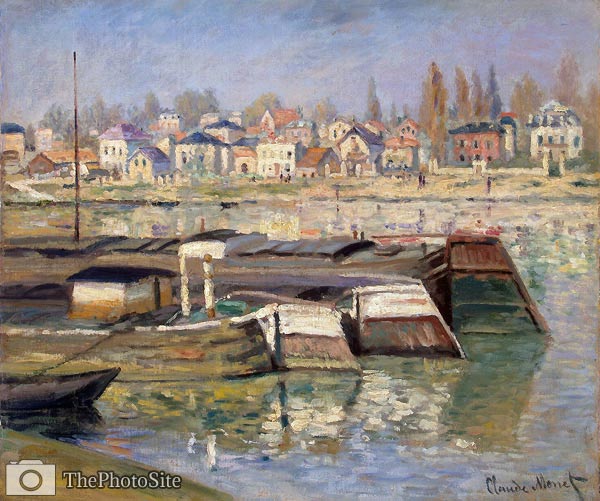 The Seine at Asnieres Claude Monet - Click Image to Close