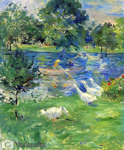 View of Bois de Boulogne Berthe Morisot - Click Image to Close
