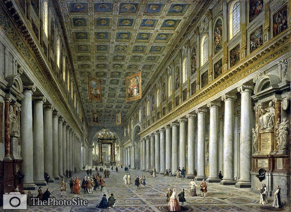 Interior of the Church of Santa Maria Maggiore in Rome Giovanni - Click Image to Close