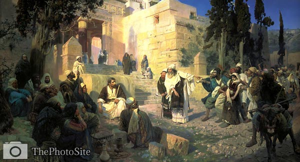 Christ and the Sinner Vasily Polenov - Click Image to Close